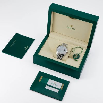 Rolex Datejust 41 Dark Rhodium Diamond dial 126334-0006 - Alternate view
