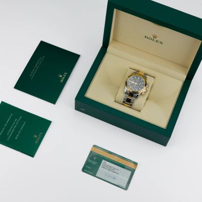 Rolex Cosmograph Daytona Steel & Yellow Gold Black dial 116523-0039 - Alternate view