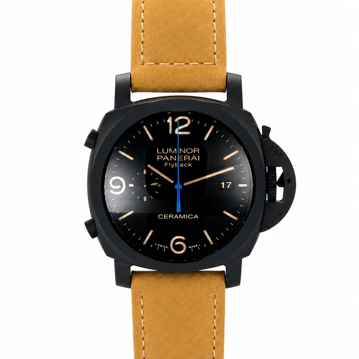 Panerai Luminor 1950 3 Days Flyback Chrono 44mm Ceramica PAM00580 Ceramic black