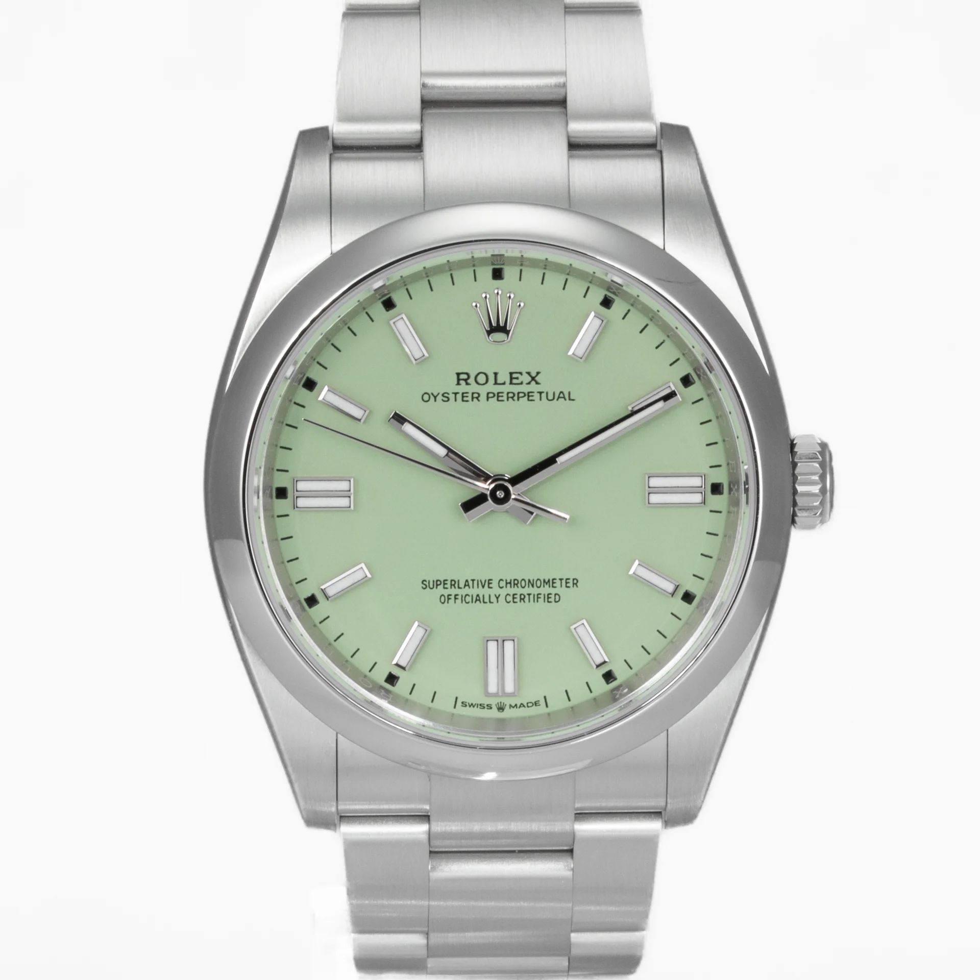 Rolex Oyster Perpetual 36 mm 'Pistachio' 126000-0011 Steel Green 2025