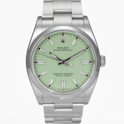 Rolex Oyster Perpetual 36 mm 'Pistachio' 126000-0011 - Unworn condition, 2025