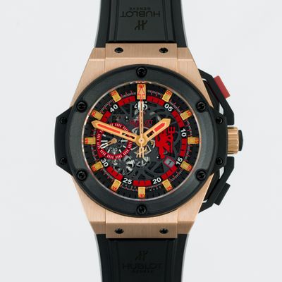 Hublot King Power Red Devil Manchester United Limited edition 716.OM.1129.RX.MAN11 - Very Good condition, 2012