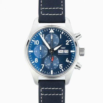 IWC Schaffhausen Pilot's Watch Chronograph 41 Blue dial IW388101 - New/Mint condition, 2022