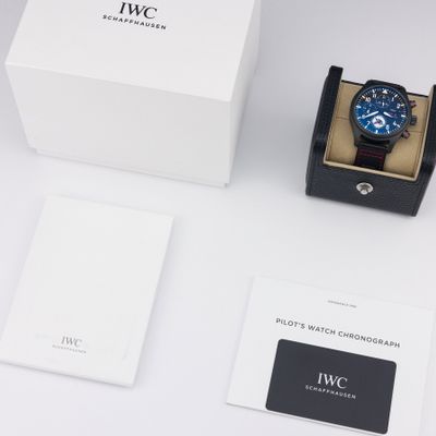 IWC Schaffhausen Pilot’s Watch Chronograph Tophatters Ceramic IW389108 - Alternate view