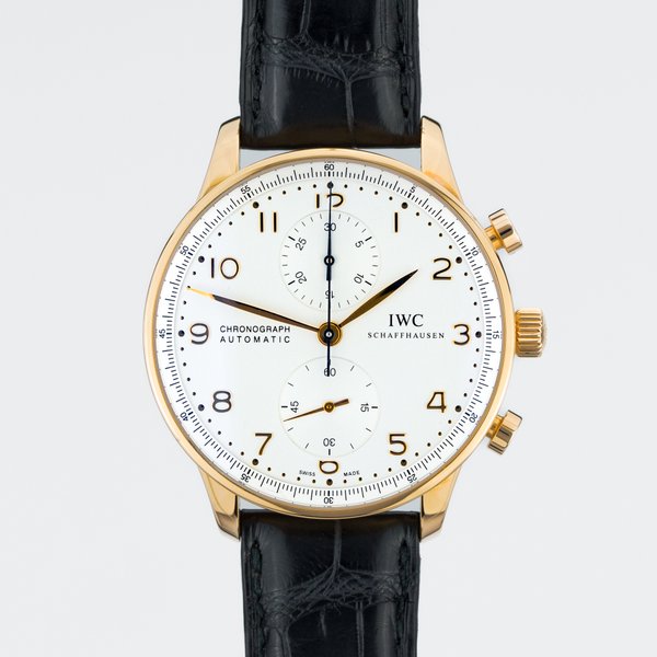 IWC Schaffhausen Chronograph Portuguese Rose Gold