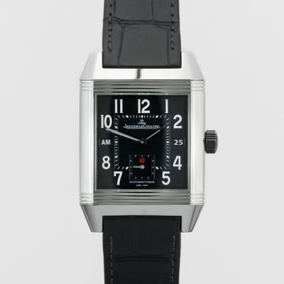 Front view of Jaeger-LeCoultre Reverso Squadra Hometime - Very Good condition luxury timepiece Jaeger-LeCoultre Reverso Squadra Hometime Q700868P - Very Good condition