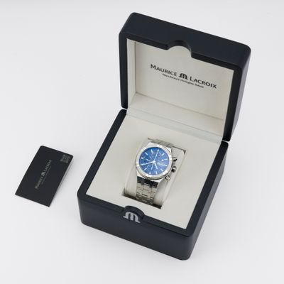 Maurice Lacroix Aikon Chronograph in Blue AI6038-SS002-430-1 - Alternate view