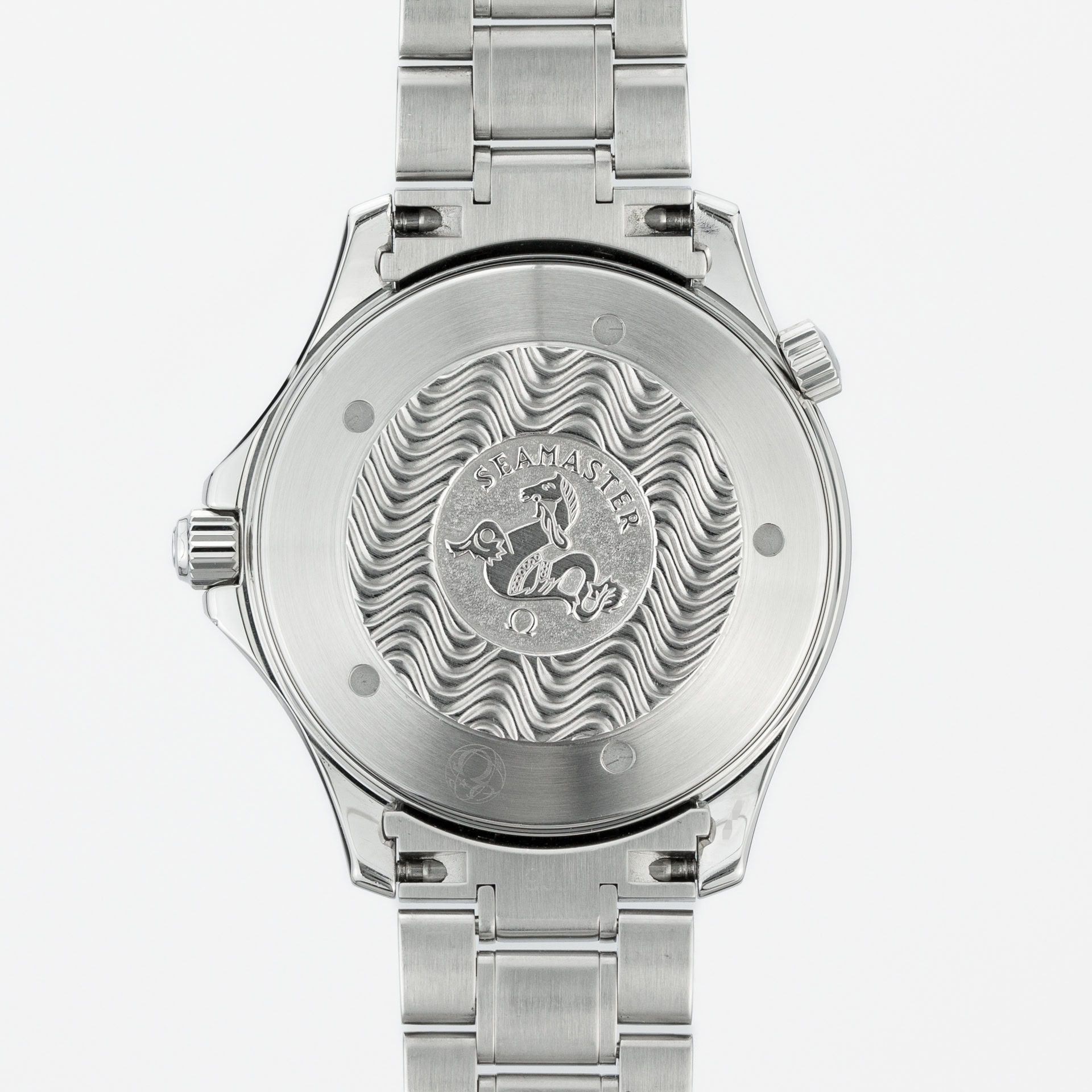 Omega Seamaster Diver 300M Chronometer 2255.80.00 steel Blue 2008 - Back view