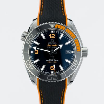 Omega Seamaster Planet Ocean 600M Co-Axial Master Chronometer Orange 215.32.44.21.01.001 - New/Mint condition, 2023