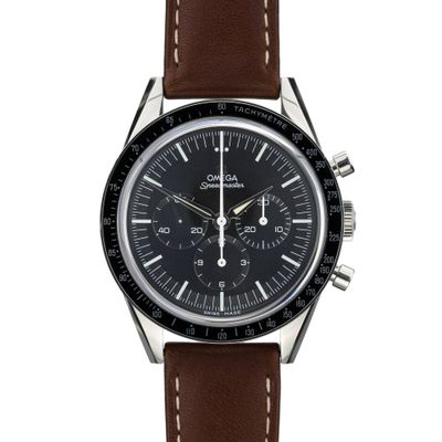 Front view of Omega Speedmaster First Omega in Space (FOIS) - Very Good condition luxury timepiece Omega Speedmaster First Omega in Space (FOIS) 311.32.40.30.01.001 - Very Good condition, 2021