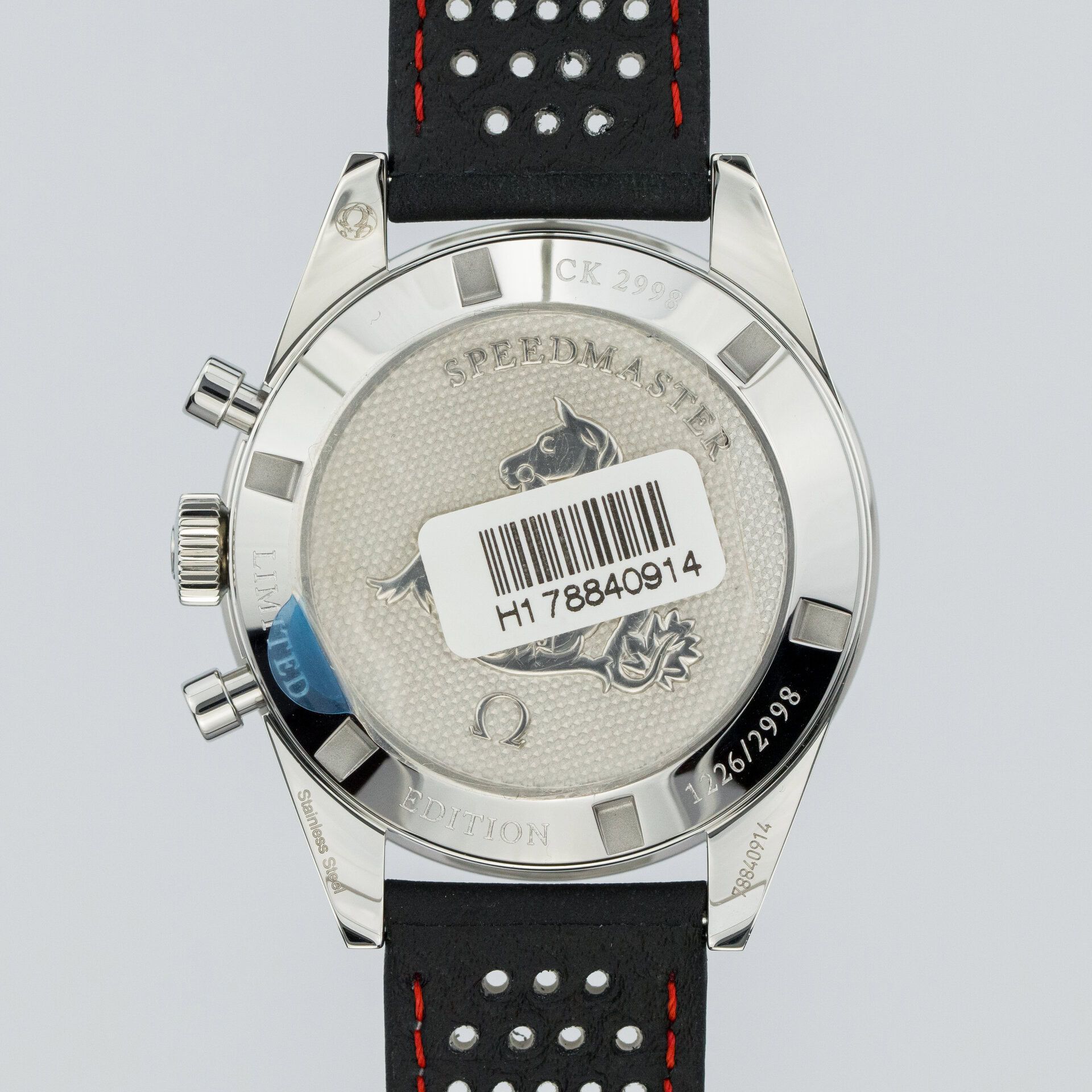 Omega Speedmaster CK2998 Pulsometer Chronograph 311.32.40.30.02.001 steel Silver 2019 - Back view