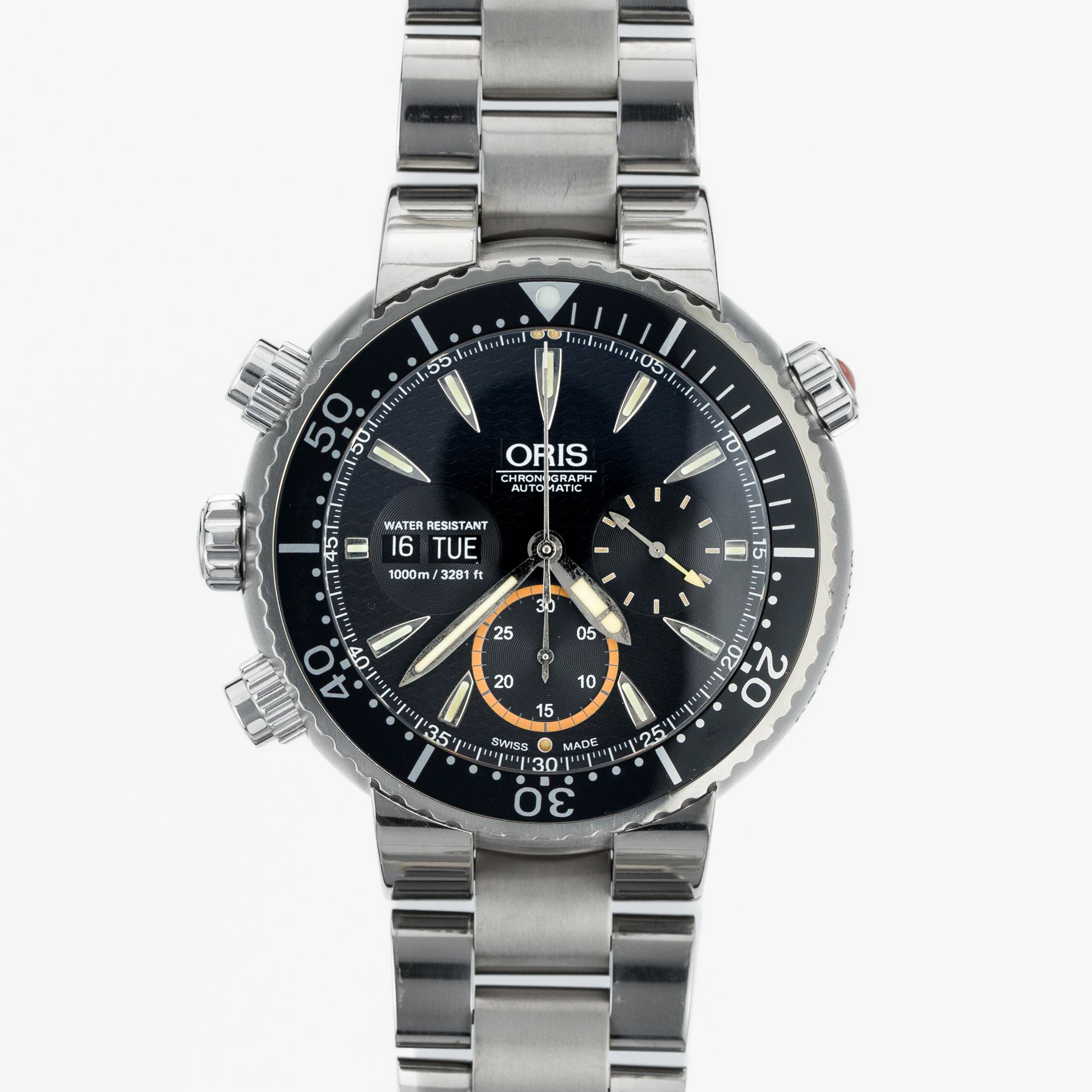 Oris Divers Chronograph 47mm Titanium 'Carlos Coste' 01 678 7598 7184-SET steel Black 2010