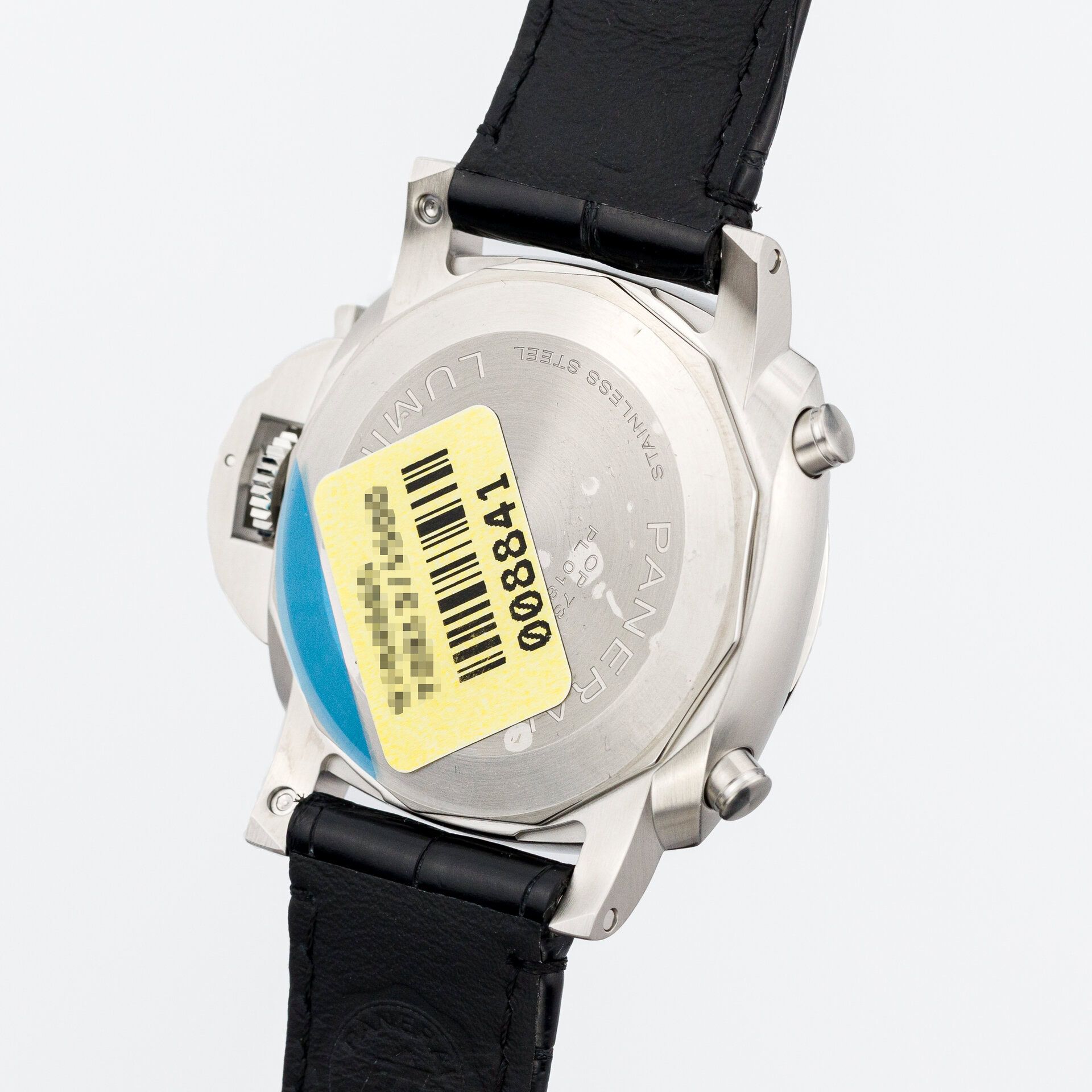 Panerai Luminor Chrono Automatic PAM01218 steel White 2023 - Diagonal back view