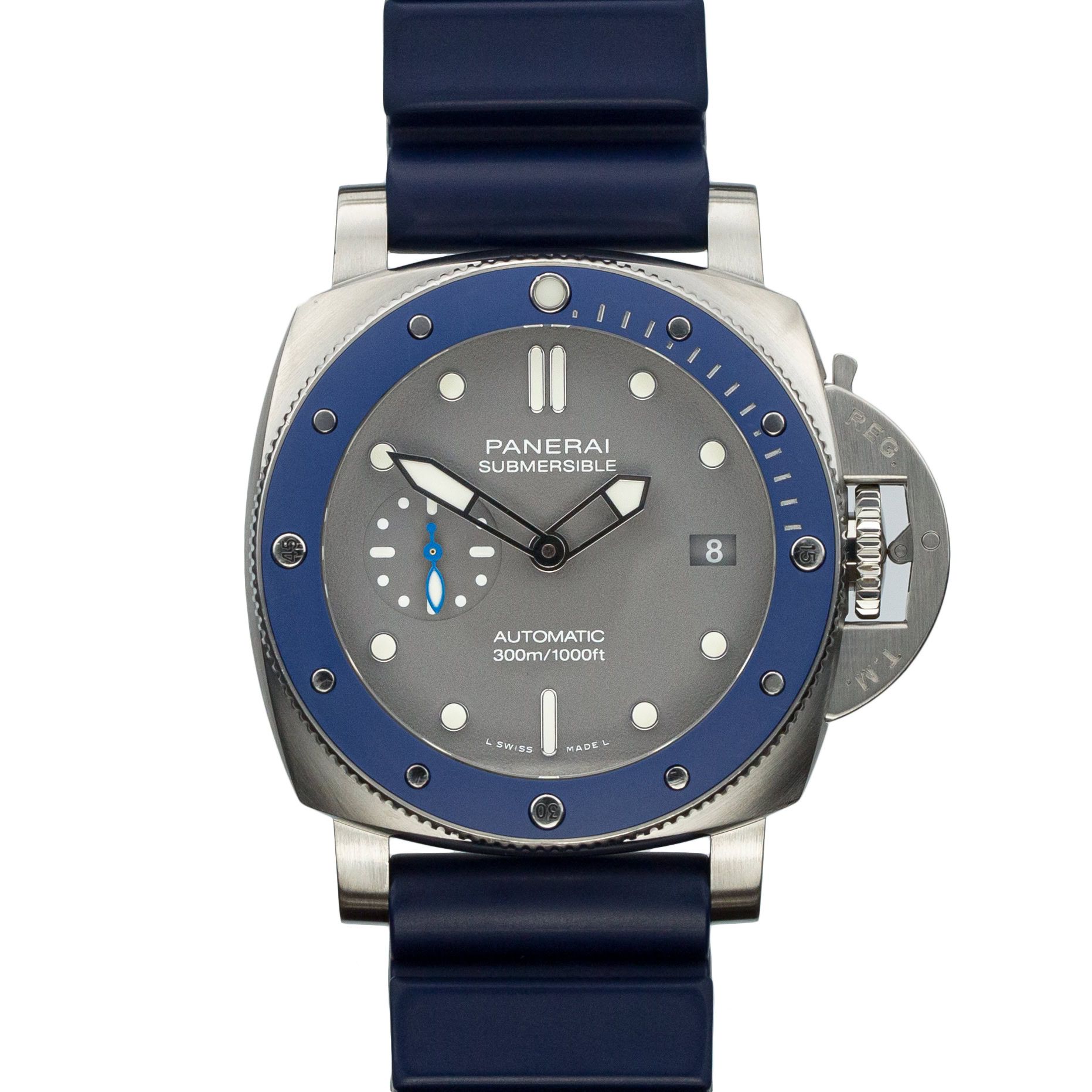 Panerai Luminor Submersible Shark Grey Dial & Blue Ceramic PAM00959 steel Grey 2020