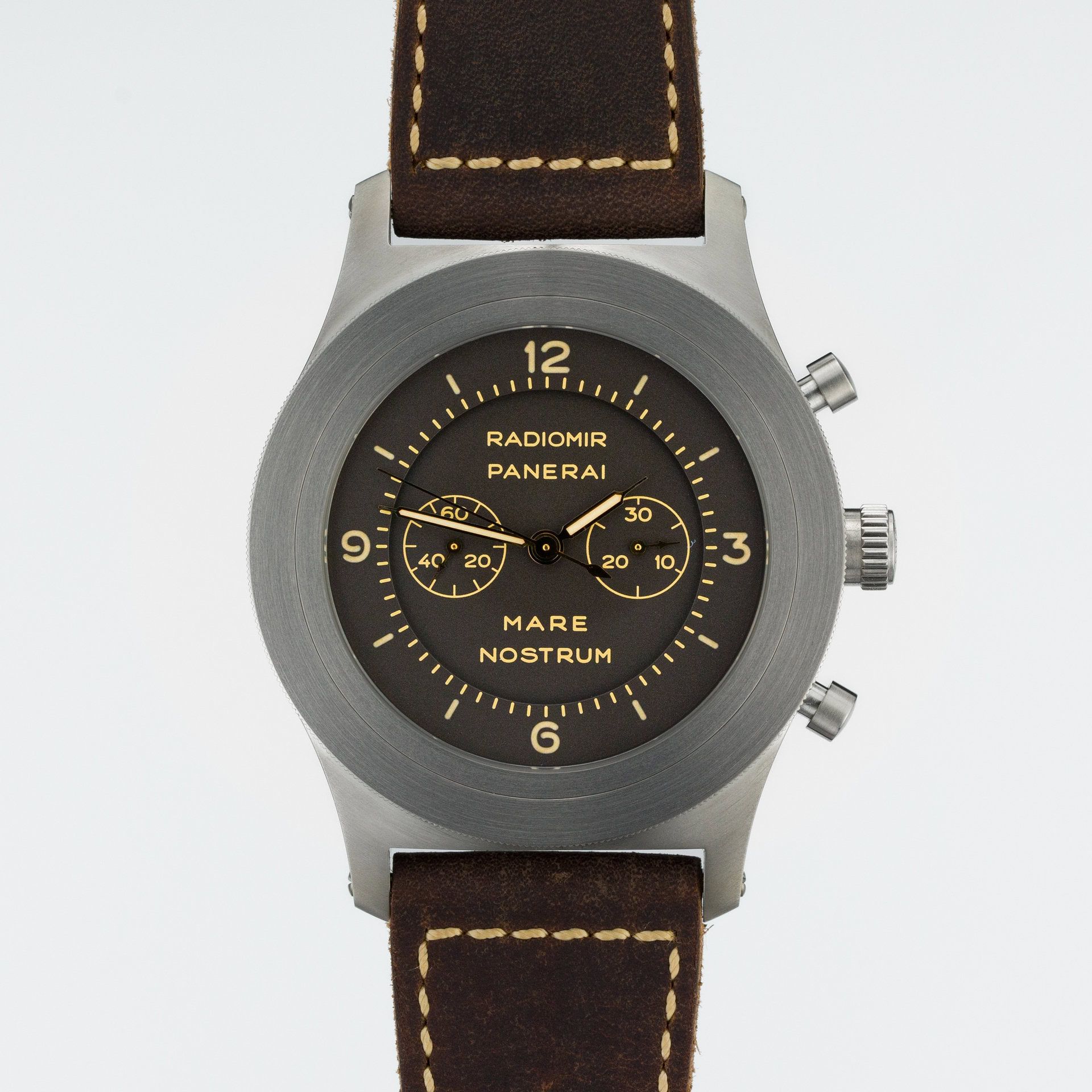 Panerai Mare Nostrum Titanio Chronograph Limited edition PAM00603 titanium Brown 2015