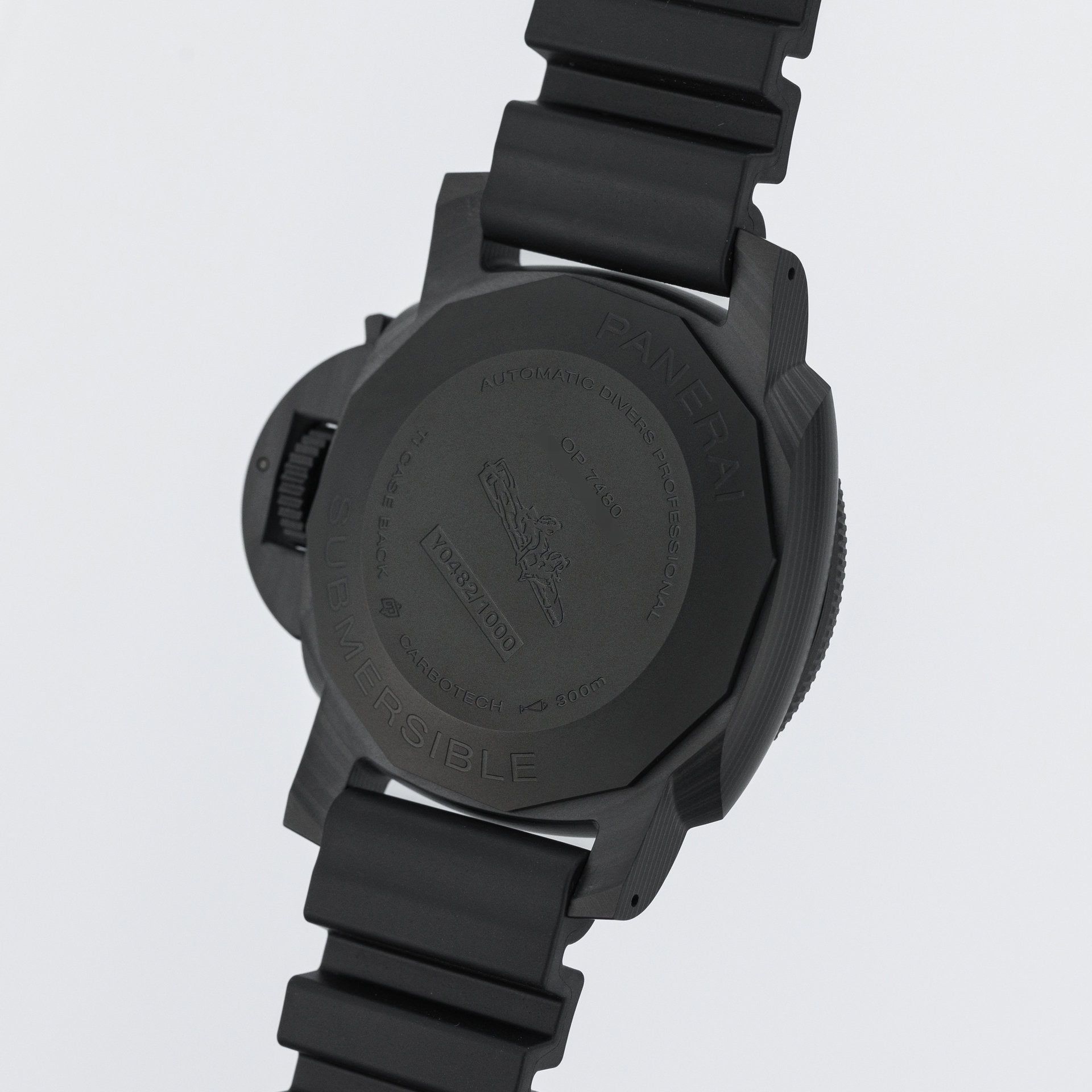 Panerai Submersible Carbotech PAM02231 steel Black 2023 - Diagonal back view