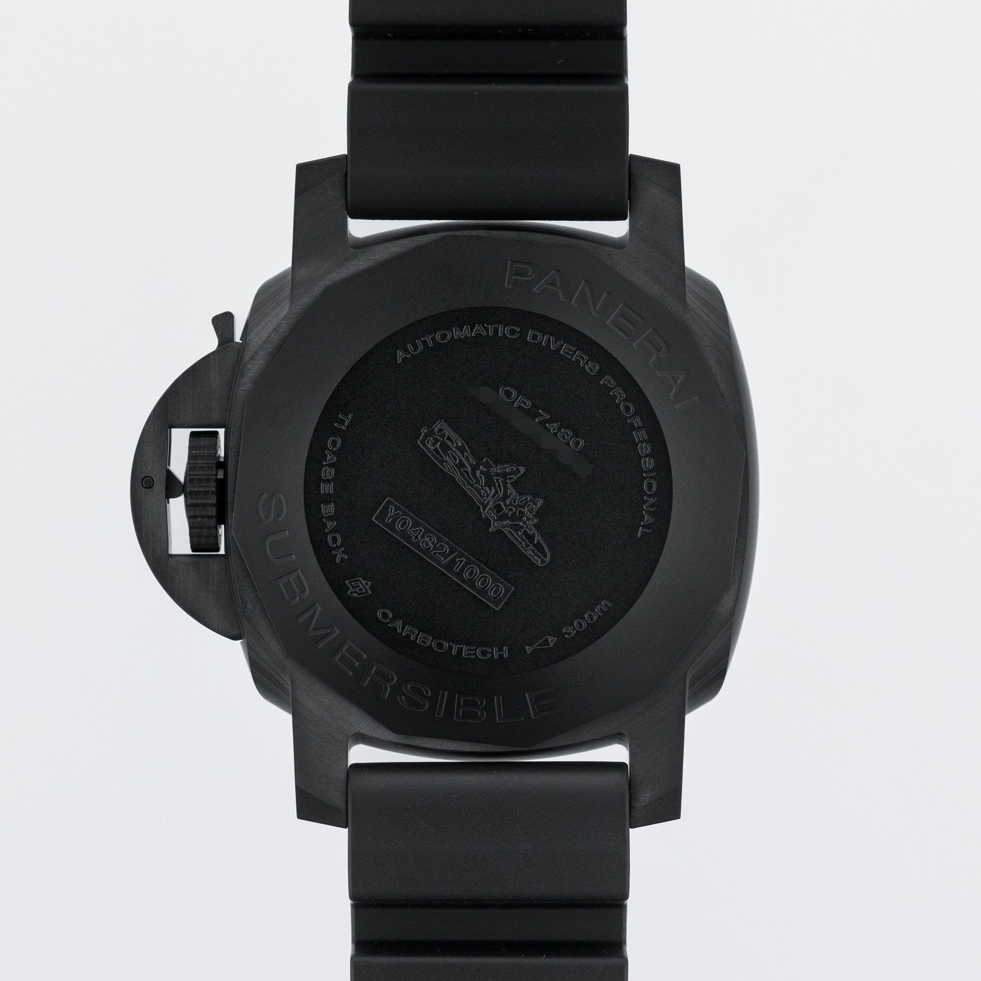 Panerai Submersible Carbotech PAM02231 steel Black 2023 - Back view