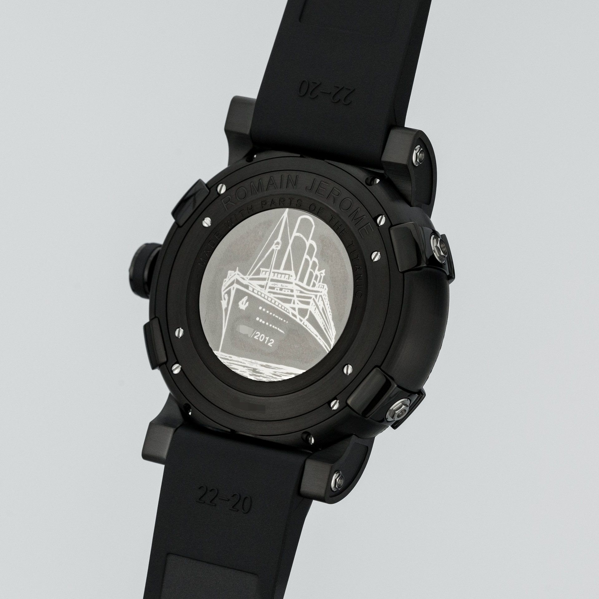 Romain Jerome Titanic-DNA Green Dial RJ.TI.AU.603.20 steel Green 2024 - Diagonal back view