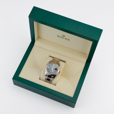 Rolex Datejust 41 Wimbledon Dial, Everose Gold & Steel 126331 - Alternate view