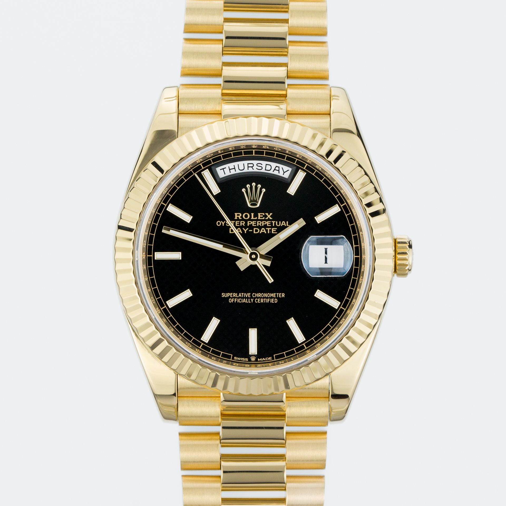 Rolex Day-Date 40 228238 yellow gold Black 2020