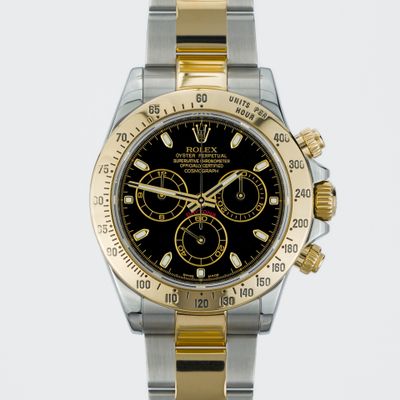 Rolex Daytona Cosmograph Two-Tone with Black dial 116523 - Very Good condition, 2016