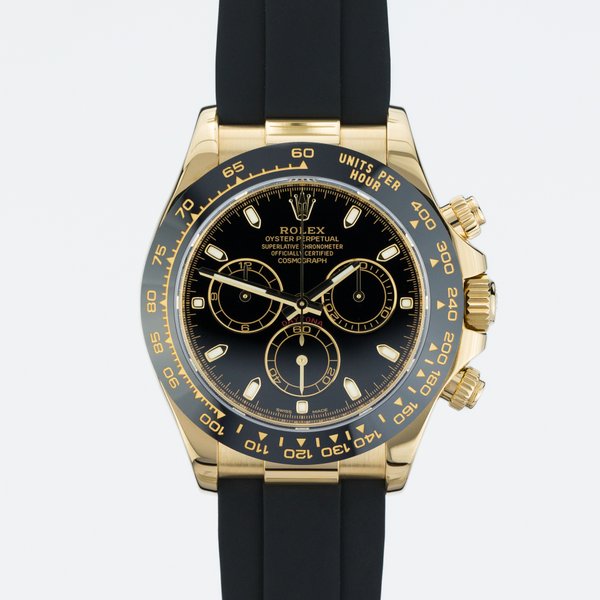 Daytona Cosmograph in Yellow Gold with Oysterflex - 116518LN