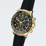 Thumbnail - Rolex Daytona Cosmograph in Yellow Gold with Oysterflex 116518LN yellow gold Black 2020 - Diagonal front view