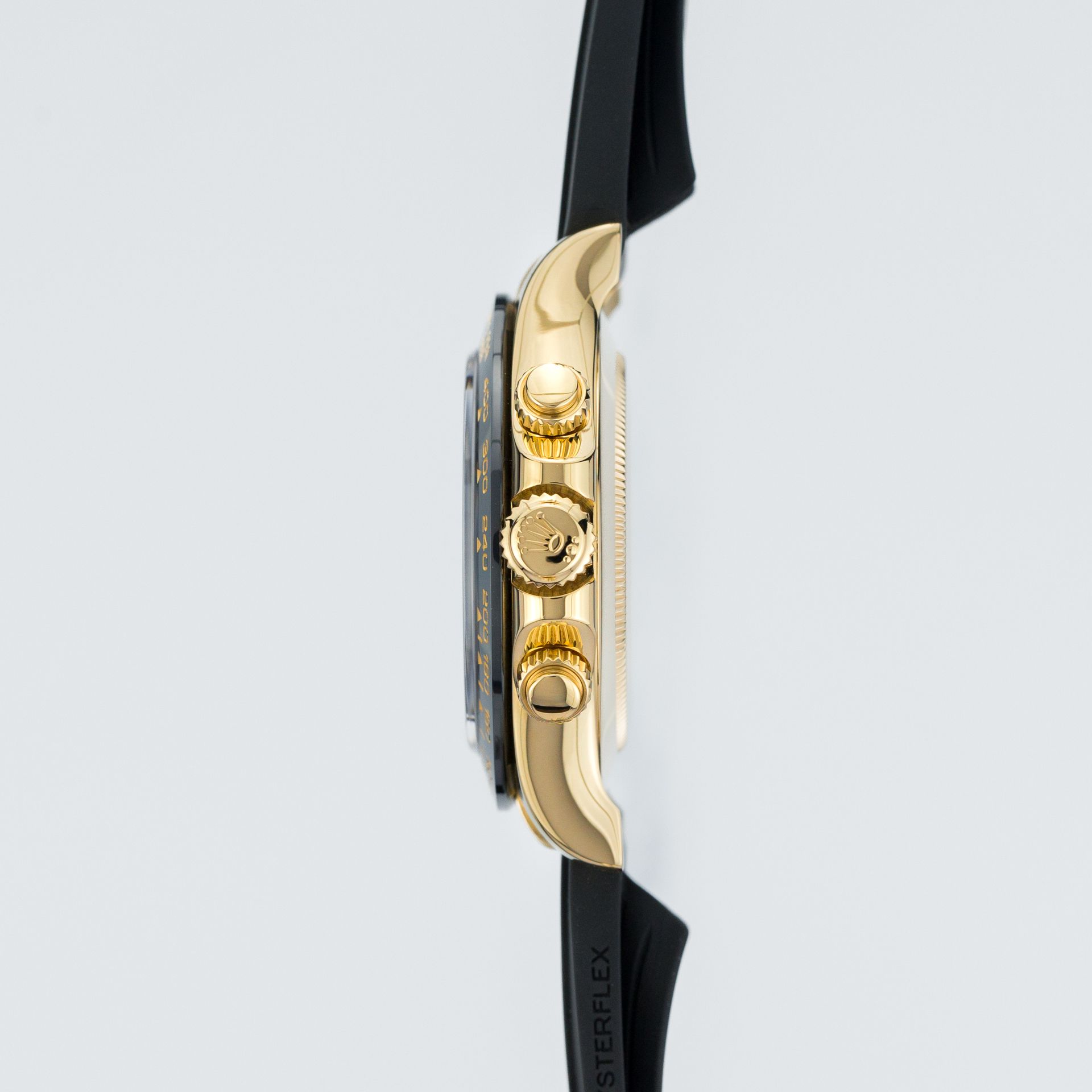 Rolex Daytona Cosmograph in Yellow Gold with Oysterflex 116518LN yellow gold Black 2020 - Right side view