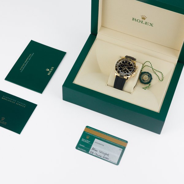 Daytona Cosmograph in Yellow Gold with Oysterflex - 116518LN - Image 2