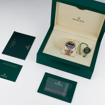 Rolex Day-Date 40 Rose Gold x Eisenkiesel dial 228235 - Alternate view