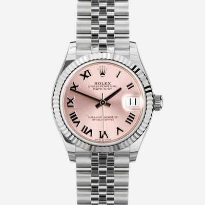 Rolex Ladies Datejust 31 Pink Roman dial and White Gold 278274 - New/Mint condition, 2025