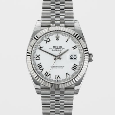 Rolex Datejust 41 White Roman dial and Jubilee 126334 - New/Mint condition, 2023