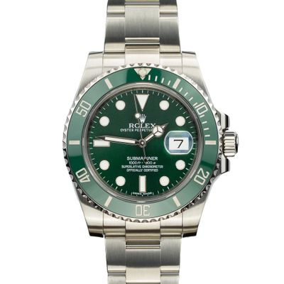 Rolex Submariner Date 'Hulk' 116610LV - Very Good condition, 2019