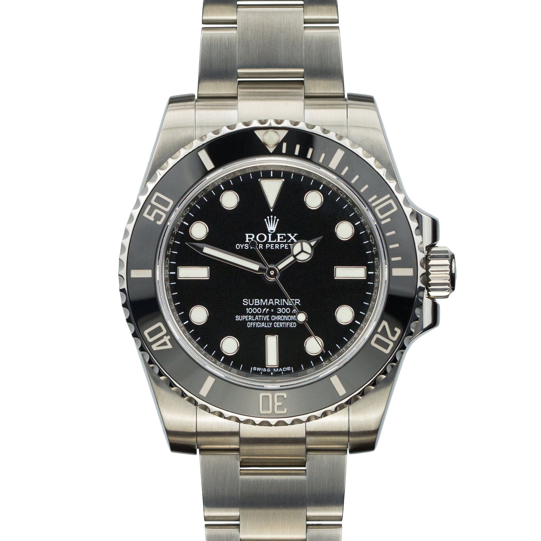 Submariner No-Date Ceramic bezel - 114060