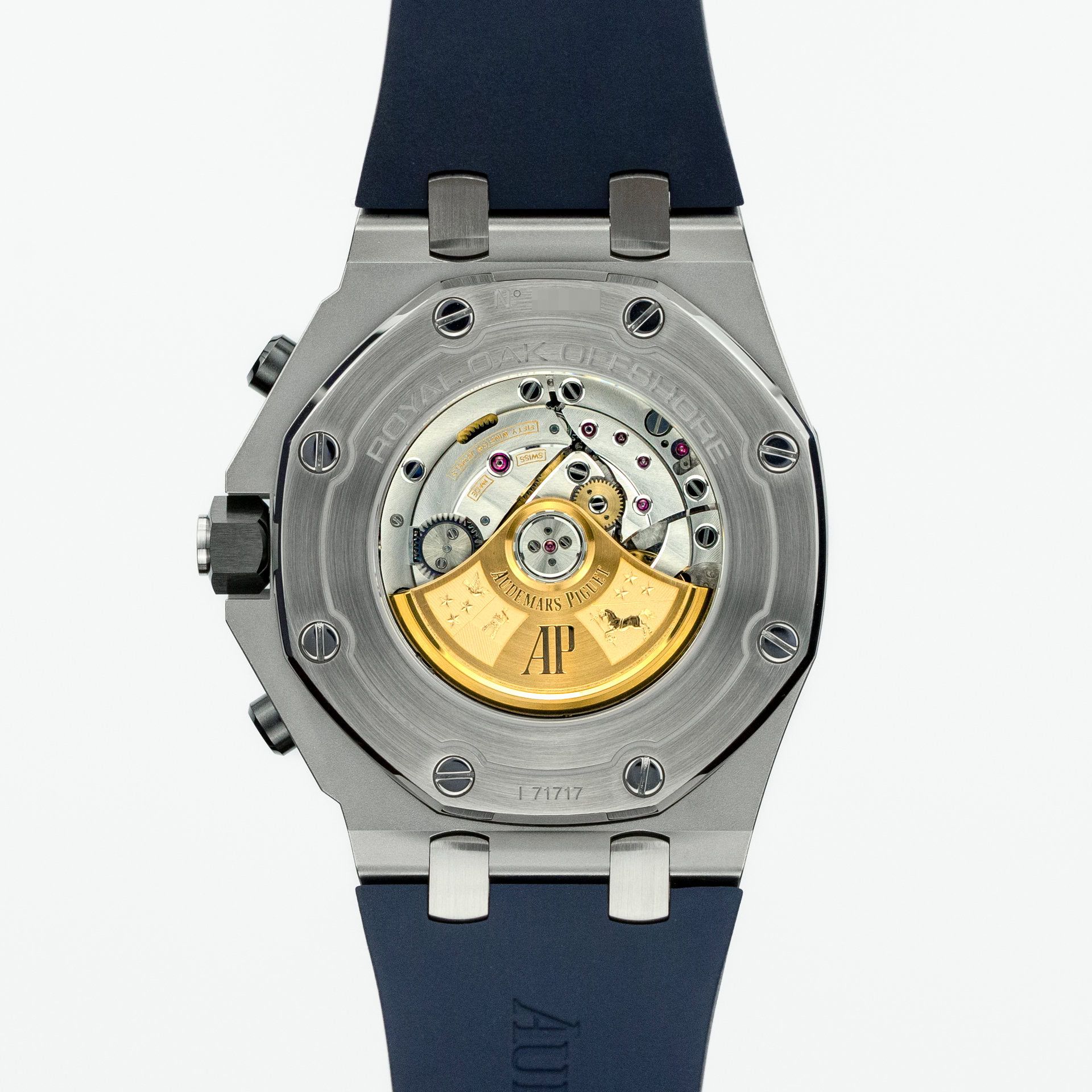 Audemars Piguet Royal Oak Offshore Chronograph NAVY 26470ST.OO.A027CA.01 steel Blue 2016 - Back view