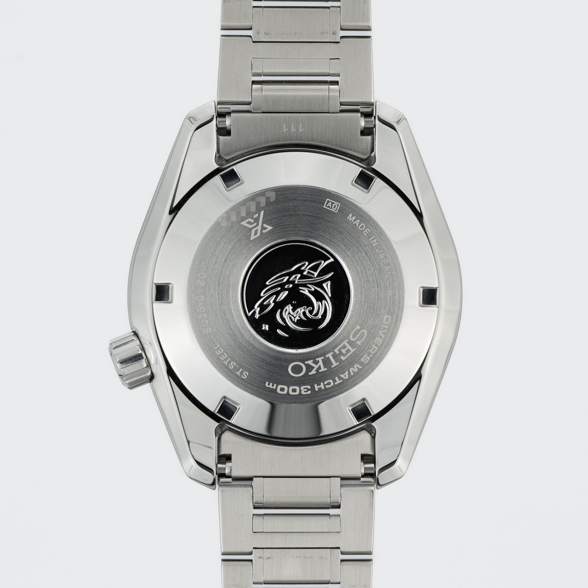 Seiko Prospex Marinemaster 300M - 1968 Heritage JDM Salon Exclusive SBDX065 steel Black 2024 - Back view
