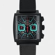 Monaco Chronograph Skeleton - Turquoise Accent & DLC titanium - Image 1