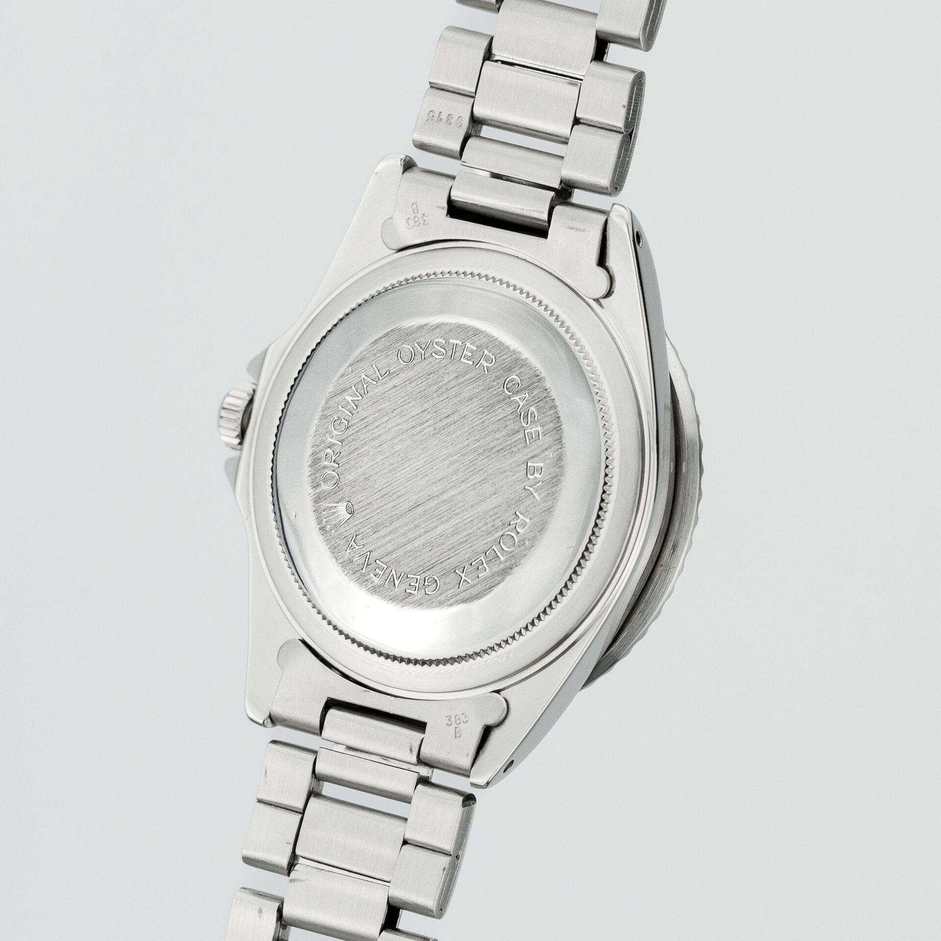 Tudor Submariner Prince Oyster from 1996 75090 steel Black 1996 - Diagonal back view