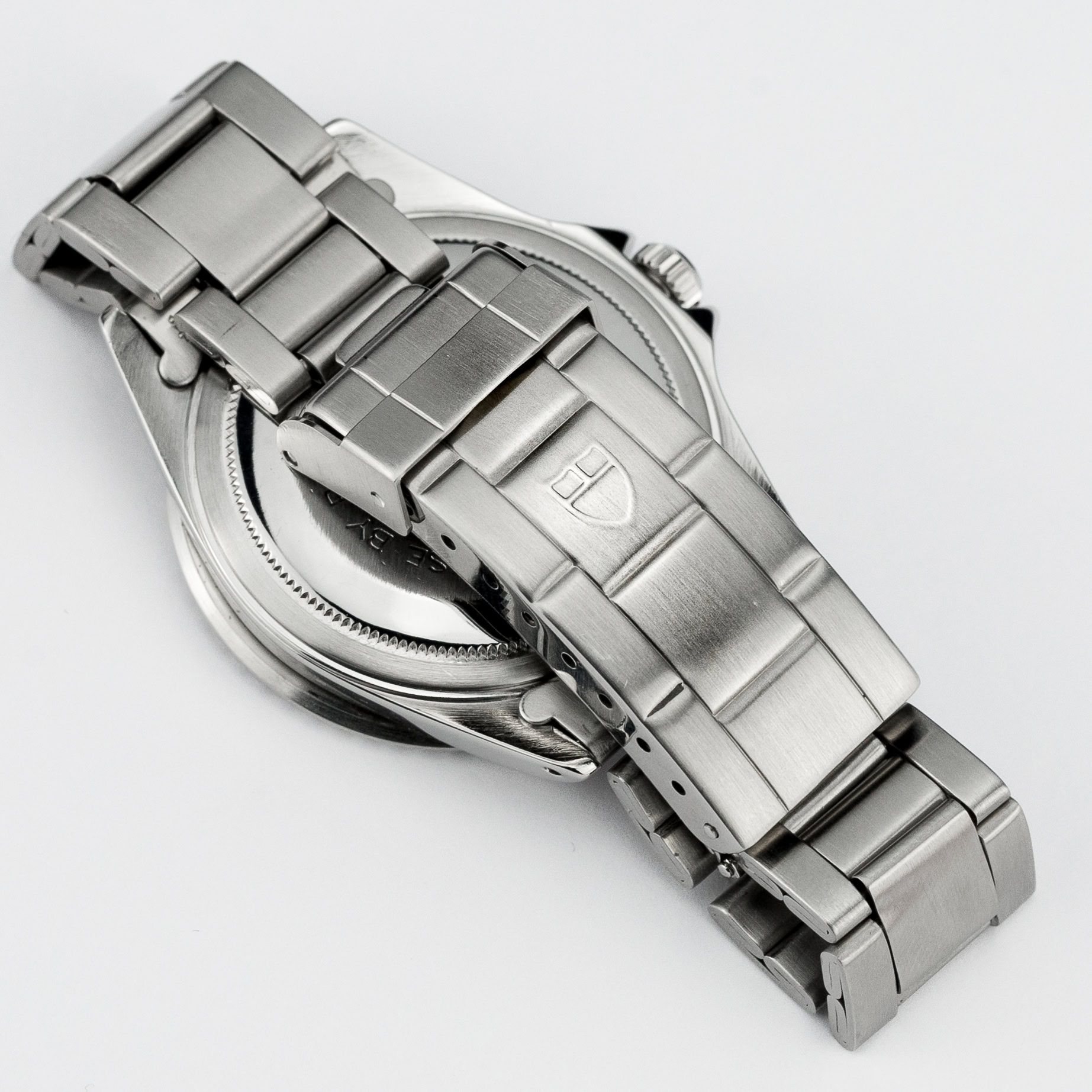 Tudor Submariner Prince Oyster from 1996 75090 steel Black 1996 - Strap/bracelet view