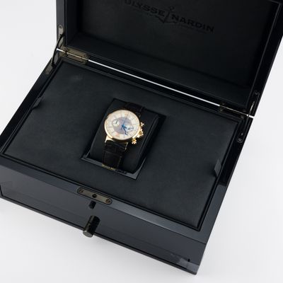 Ulysse Nardin Maxi Marine Chronograph in Rose Gold 356-66 - Alternate view