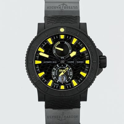 Ulysse Nardin Maxi Marine Diver Black Sea - Yellow accents, Limited edition 263-92-3C/924 - Very Good condition