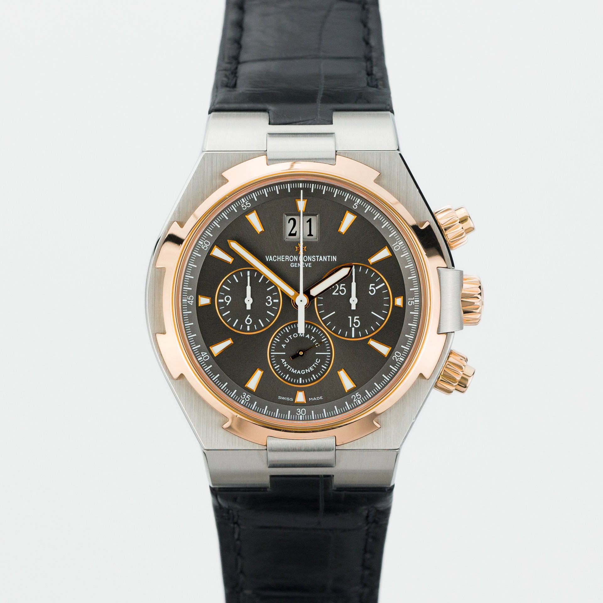 Vacheron Constantin Overseas Chronograph Boutique Edition 49150/000M-9338 steel Grey