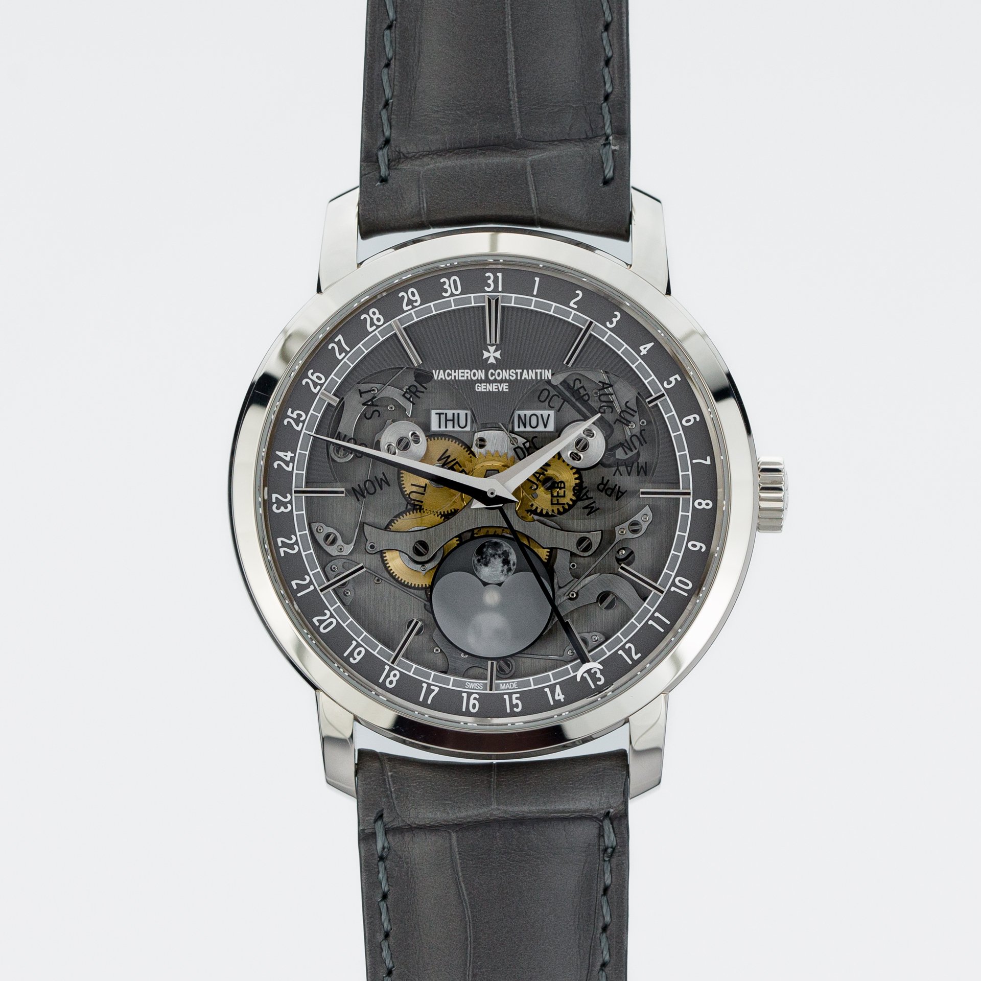 Traditionnelle Complete Calendar Openface - 4020T/000G-B655