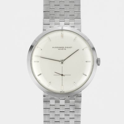 Audemars Piguet Ultra Thin Manual Wind in White Gold Vintage - New/Mint condition, 1970